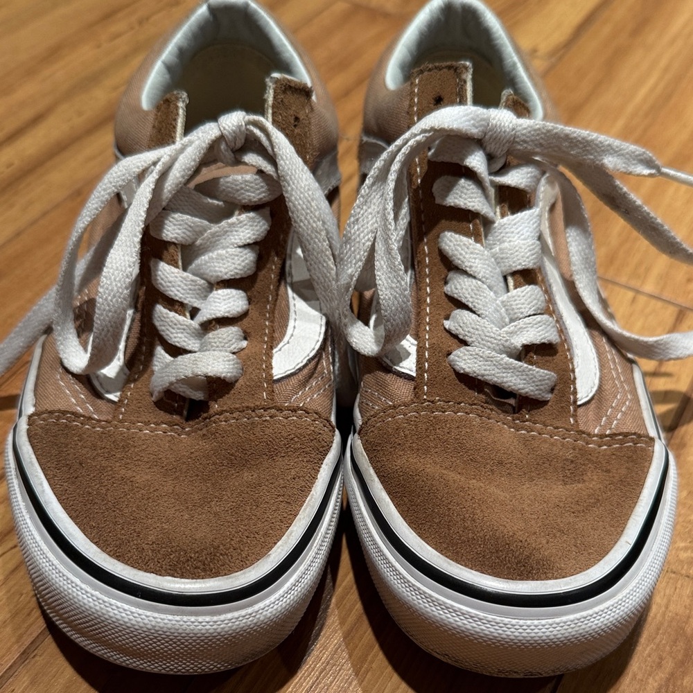 - VANS Old Skool Golden Brown Men’s size 3.5, Women’s size 5 - Picture 3 of 7